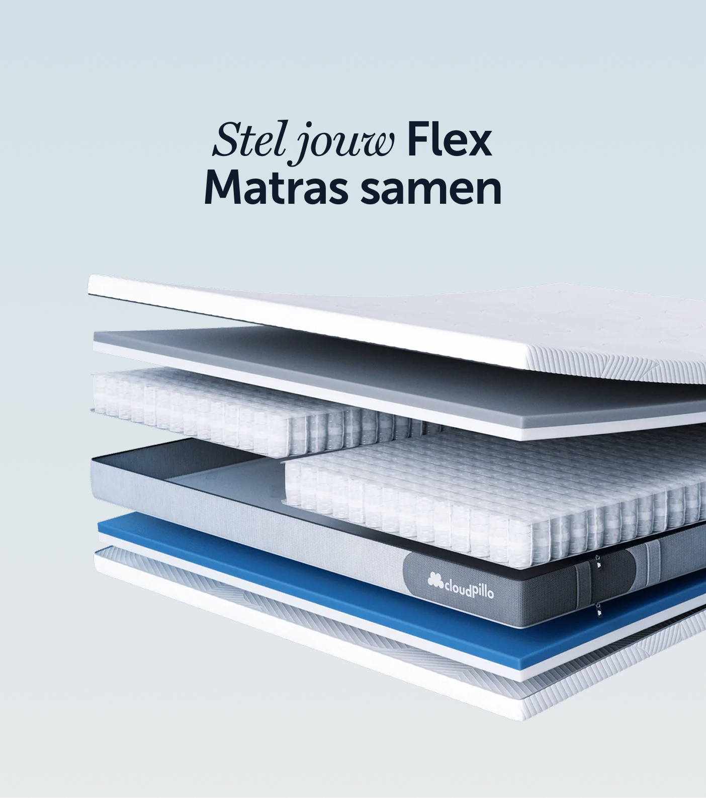 Cloudpillo adjustable Flex Matras