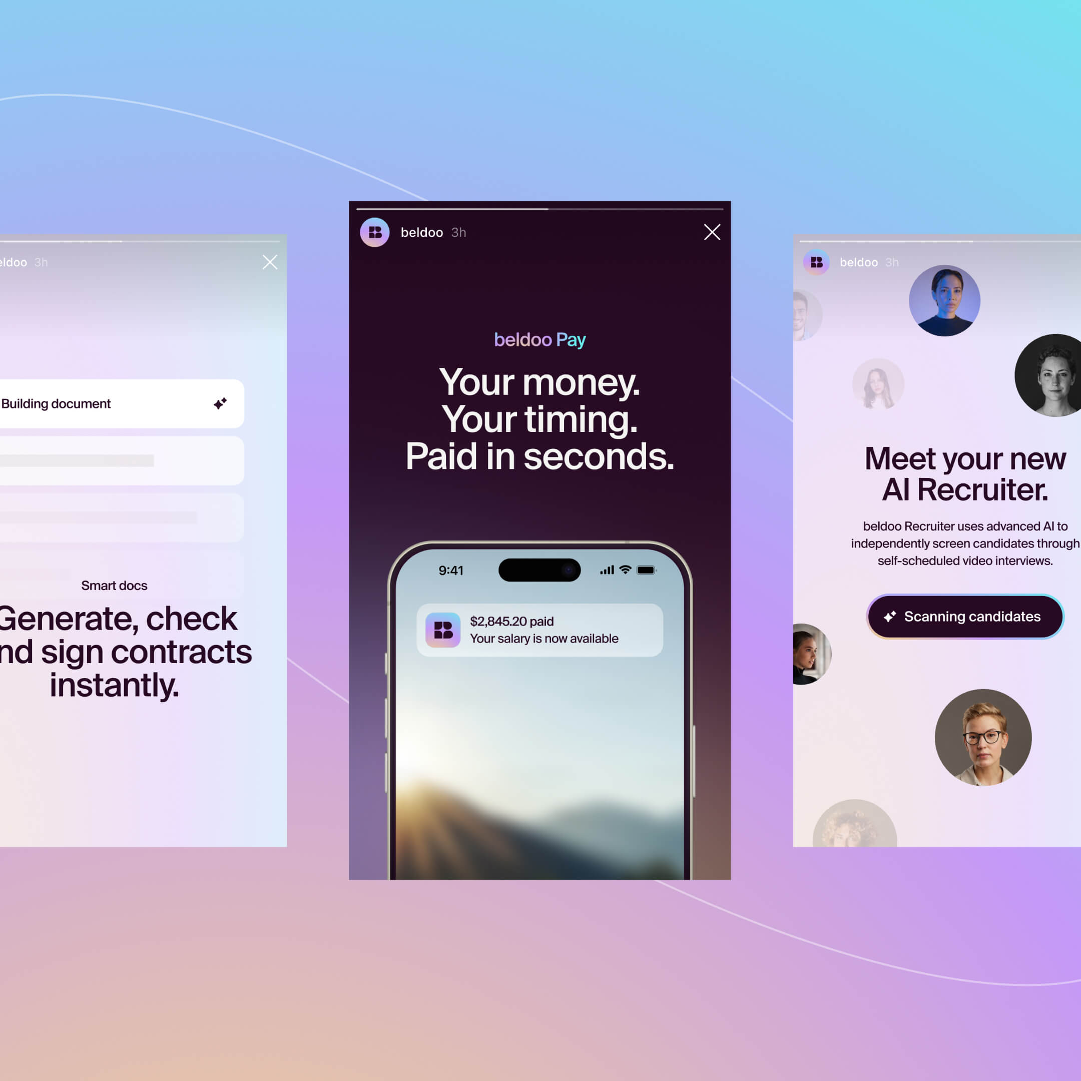 Beldoo social media design examples