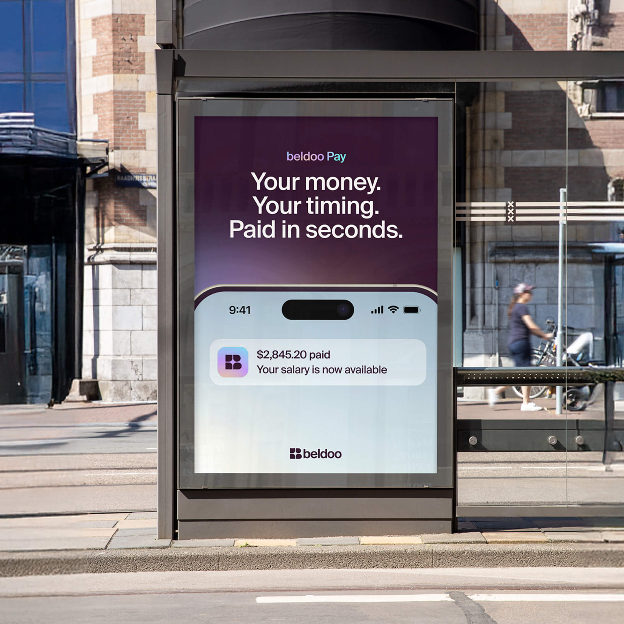 Beldoo out-of-home design mockup 2